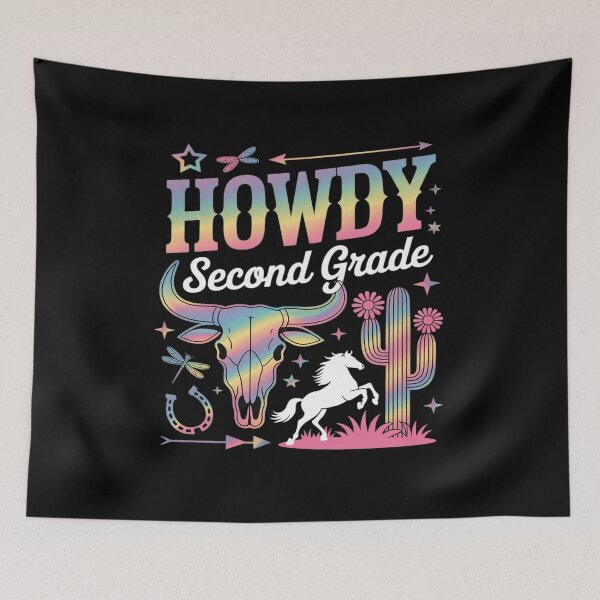 Item preview, Howdy Second Grade Western Back to School Teacher Studen designed and sold by PeteHomenick.