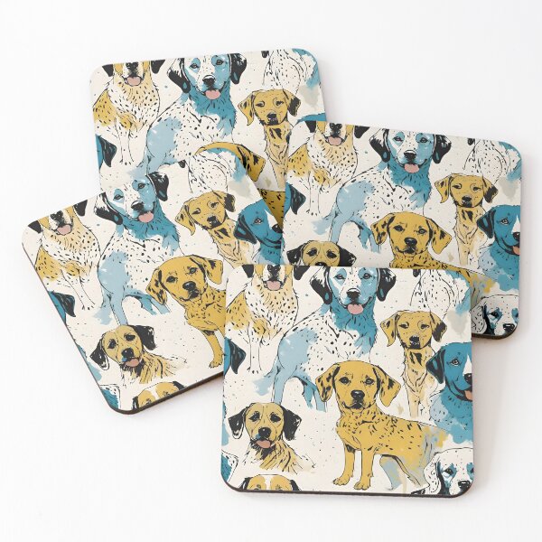 Item preview, Playful Puppy and Dog Breed Pattern designed and sold by Dream Garden.