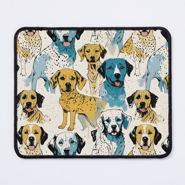 Item preview, Playful Puppy and Dog Breed Pattern designed and sold by Dream Garden.