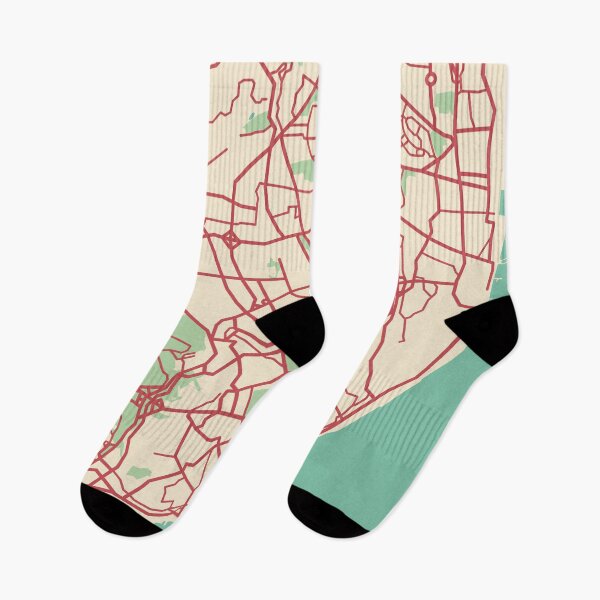 Item preview, Lisbon Map (Portugal) designed and sold by MapsByLeo.