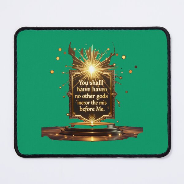 Item preview, The First Commandment – Holy 3D Label , designed and sold by PaintMeWorld.