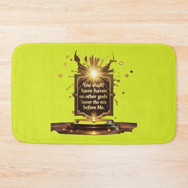 Item preview,  The First Commandment – Holy 3D Label ,  designed and sold by PaintMeWorld.