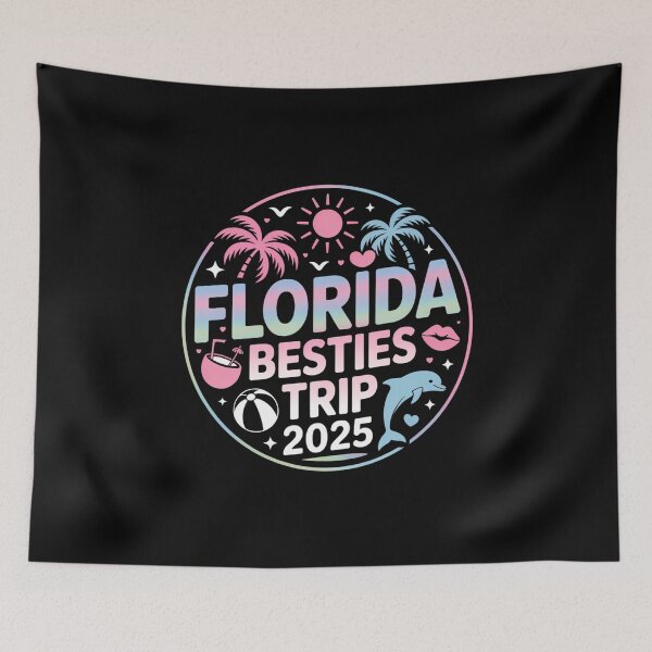 Item preview, Florida Besties Trip 2025 Best Friend Florida Vacation designed and sold by VENOM0RIOT.