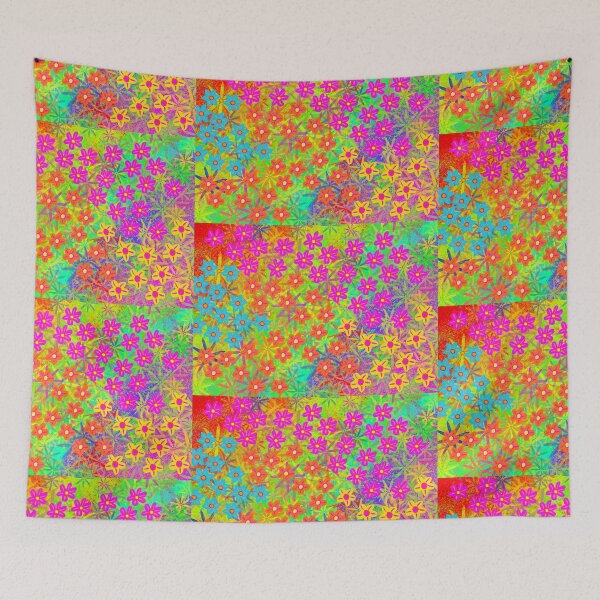 Item preview, Psychedelic Retro Flower Power Colorful Design designed and sold by Vividality.
