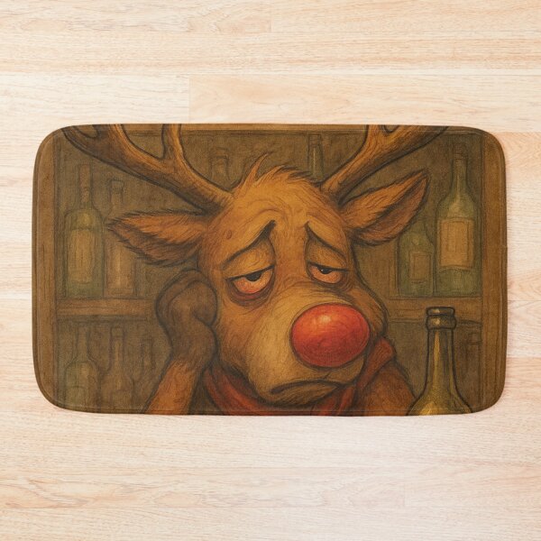 Item preview, Reindeer Rudolph in the bar designed and sold by Mauswohn.