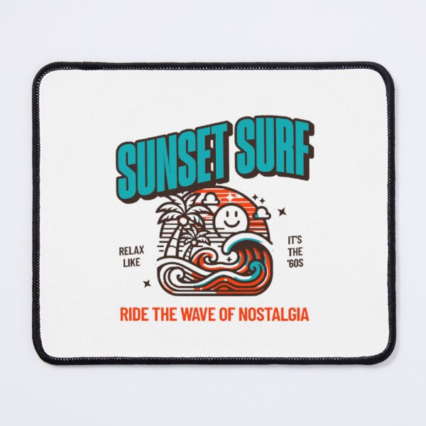 Item preview, ? Sunset Surf – Ride the Wave of Nostalgia designed and sold by vibewear5.