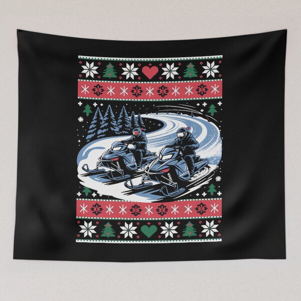 Item preview, Winter Sports Winter Snowmobile Christmas designed and sold by tearbytea.
