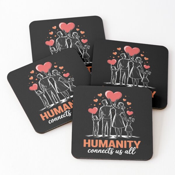 Item preview, Humanity Connects Us All Heart Unity Peaceful designed and sold by PeteHomenick.