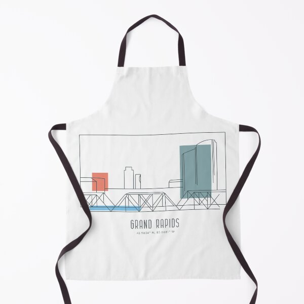 Item preview, Grand Rapids, Michigan Travel Poster Style Art designed and sold by LambsPath.