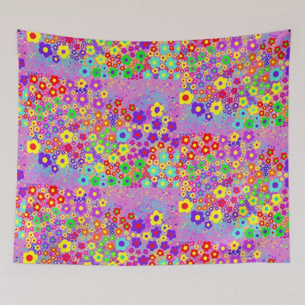 Item preview, Psychedelic Retro Flower Power Colorful Design designed and sold by Vividality.