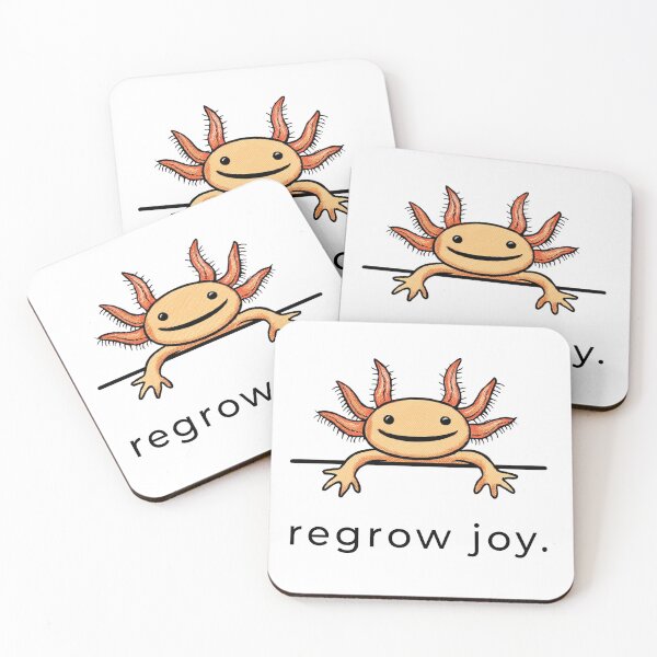Item preview, Regrow Joy | Whimsical Axolotl Sketch with Healing Energy designed and sold by Softly Studio.