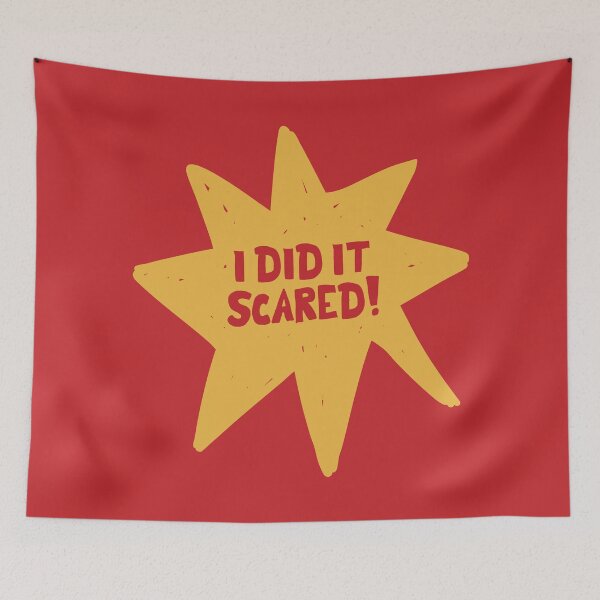 Item preview, I Did It Scared Star Doodle Self Esteem Boost designed and sold by Dazzline Designs.