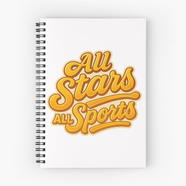 Item preview, All Stars All Sports - Gold Script Design – Vintage Athletic Style designed and sold by GREEN6437.