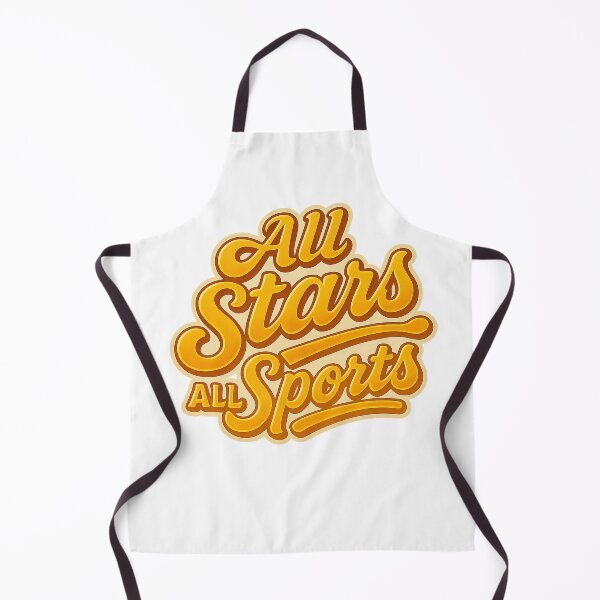 Item preview, All Stars All Sports - Gold Script Design – Vintage Athletic Style designed and sold by GREEN6437.