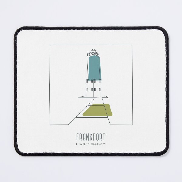 Item preview, Frankfort, Michigan Travel Poster Style Art designed and sold by LambsPath.