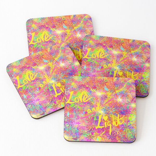Item preview, Love and Light Psychedelic Retro Floral Design designed and sold by Vividality.