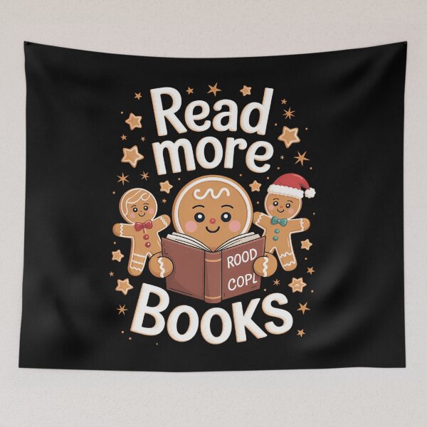 Item preview, Christmas Teacher Books Funny Gingerbread Xmas designed and sold by tearbytea.