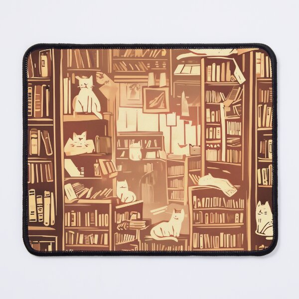 Item preview, Bookstore Cats & Cozy Nooks designed and sold by ONYX Pixee.
