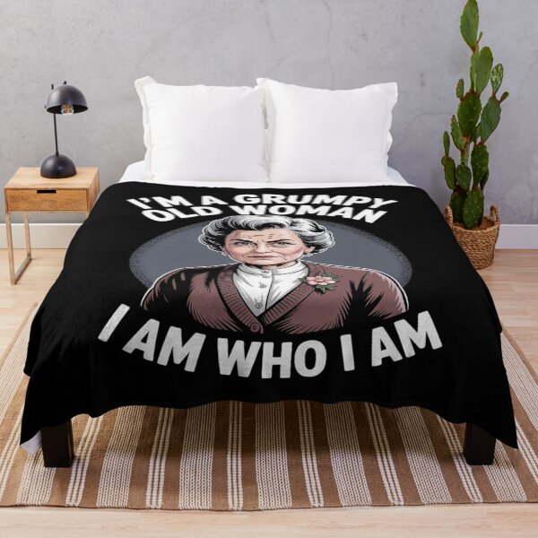 Item preview, I Am A Grumpy Old Woman I Am Who I Am Thin Patience designed and sold by PeteHomenick.
