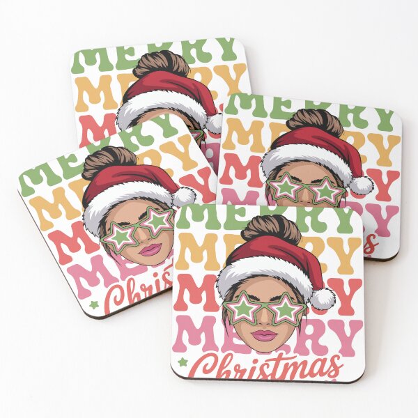 Item preview, Merry christmas messy bun Christmas designed and sold by teesvect.