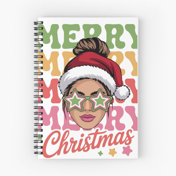 Item preview, Merry christmas messy bun Christmas designed and sold by teesvect.