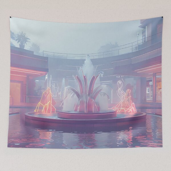Item preview, Vaporwave Fountain Dreams designed and sold by ONYX Pixee.