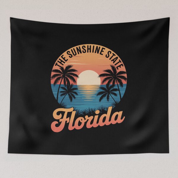 Item preview, Florida Sunset - Throwback - Classic designed and sold by VENOM0RIOT.