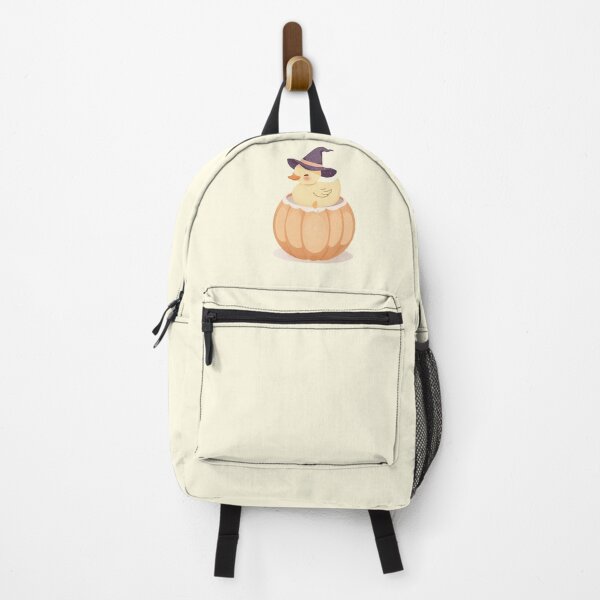 Item preview, Cute Witch Duck in Pumpkin | Kawaii Halloween Duckling Design designed and sold by Moon's Arts.