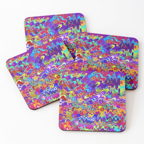 Item preview, Vibrant Chaos – Psychedelic Color Burst Abstract Art designed and sold by Abwer.