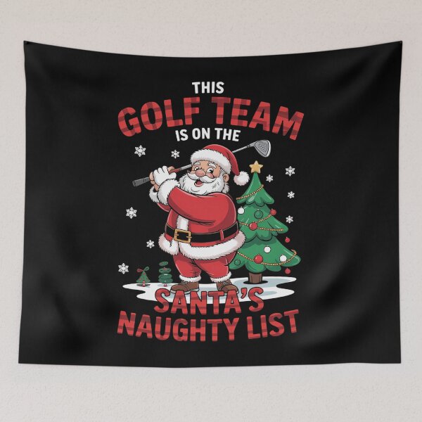 Item preview, Golf Team Xmas Santa Player designed and sold by tearbytea.