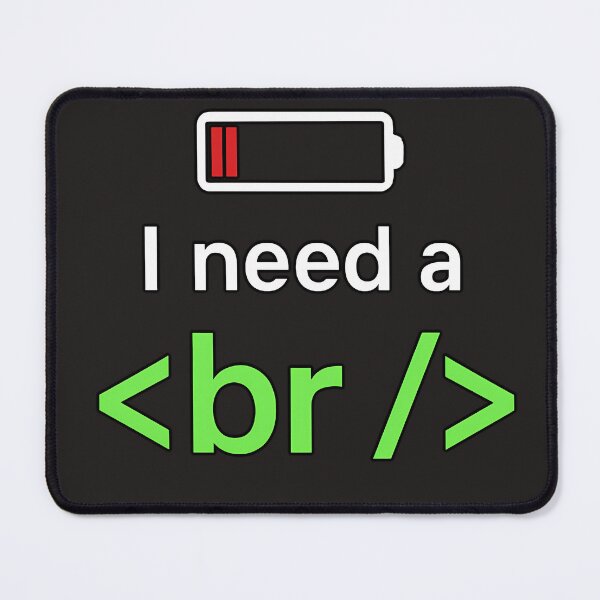 Item preview, I Need a <br /> — Low Battery Programmer Tee designed and sold by Glam-Spot.