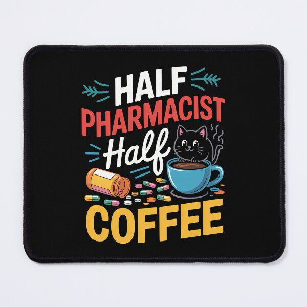 Item preview, Half Pharmacist Half Coffee Funny Pharmacist Coffee Lovers designed and sold by tearbytea.