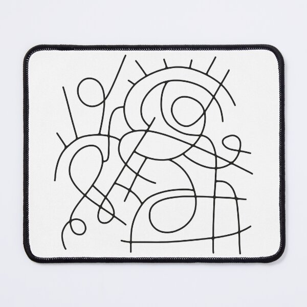 Item preview, Abstraction Doodle Composition lines designed and sold by alina-k-design.