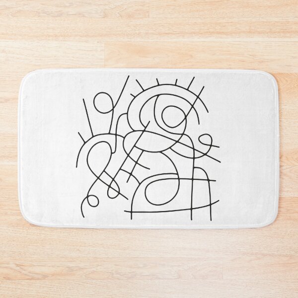 Item preview, Abstraction Doodle Composition lines designed and sold by alina-k-design.
