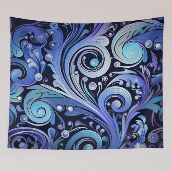 Item preview, New Zealand Māori Paua Pattern Koru Design 579 designed and sold by GrinGalore.