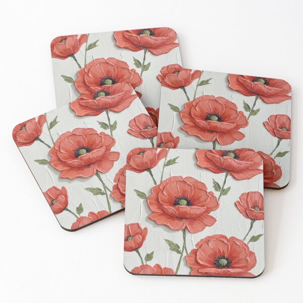 Artikelvorschau, Retro Ölgemälde Mohn entworfen und verkauft von 2rose.
