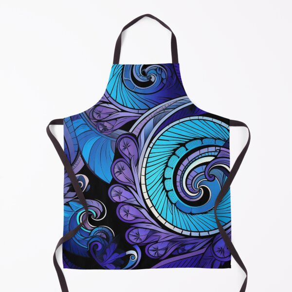 Item preview, New Zealand Māori Paua Pattern Koru Design 580 designed and sold by GrinGalore.