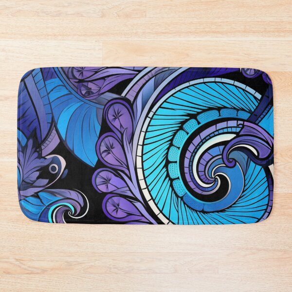 Item preview, New Zealand Māori Paua Pattern Koru Design 580 designed and sold by GrinGalore.