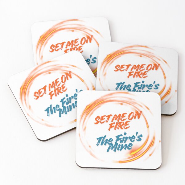 Item preview, Set Me on Fire — The Fire’s Mine | Powerful Motivational Quote T-Shirt designed and sold by TeeTantra.