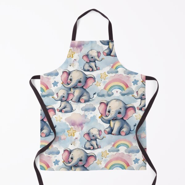 Item preview, Cute Elephant and Rainbows designed and sold by Dream Garden.