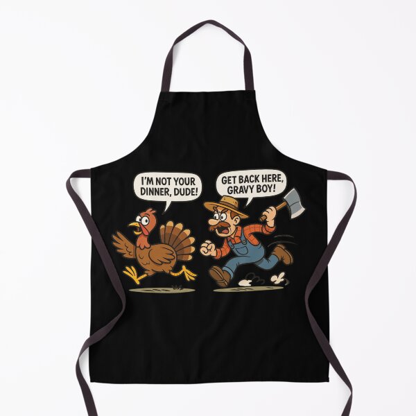 Item preview, Run Turkey Run – Funny Thanksgiving Cartoon designed and sold by EvelinZ.