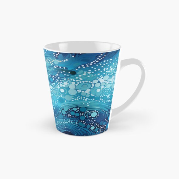 Item preview, Aboriginal Inspired Dot Art - With Ocean Waves Vibe designed and sold by GrinGalore.