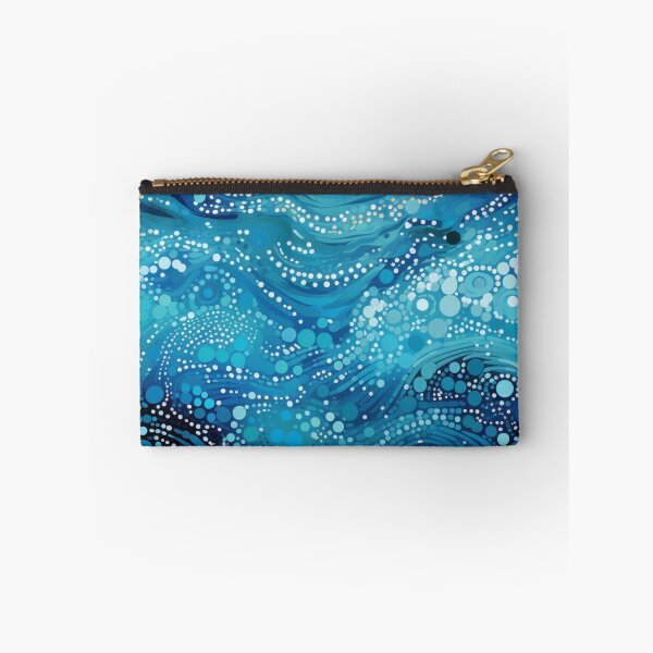 Item preview, Aboriginal Inspired Dot Art - With Ocean Waves Vibe designed and sold by GrinGalore.
