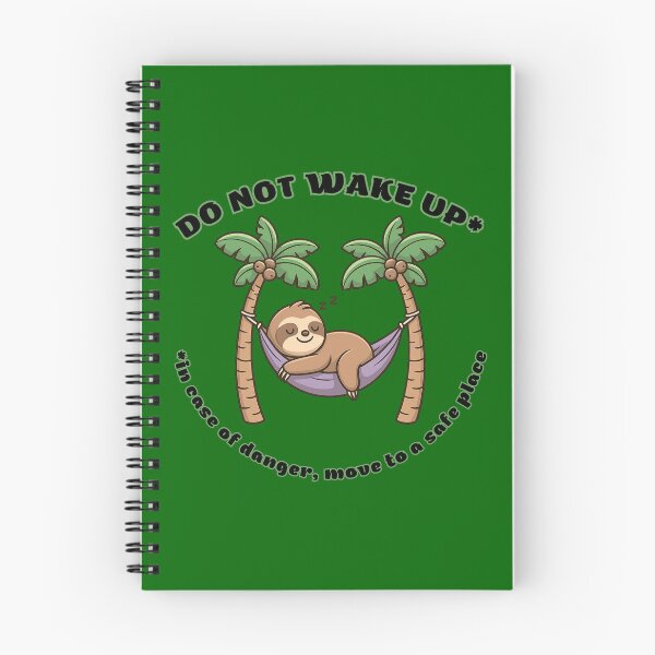 Item preview, Do Not Wake Up. Sleeping Sloth designed and sold by eMGi27Prints.