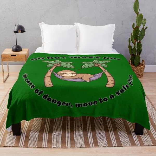 Item preview, Do Not Wake Up. Sleeping Sloth designed and sold by eMGi27Prints.