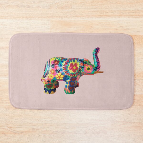 Item preview, Psychedelic Boho Elephant Art – Colorful Decorative Design designed and sold by Vividality.