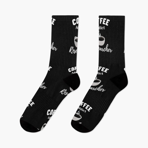 Item preview, Coffee addict Researcher -  Research scholar phd themed gifts (in black) designed and sold by RebelliousRosee.