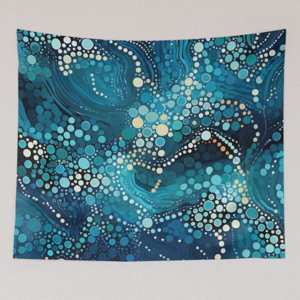 Item preview, Aboriginal Inspired Dot Art - Traditional Oceanic designed and sold by GrinGalore.