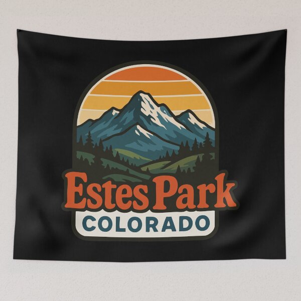 Item preview, Estes Park Colorado Retro Travel designed and sold by TomFrontierArt.