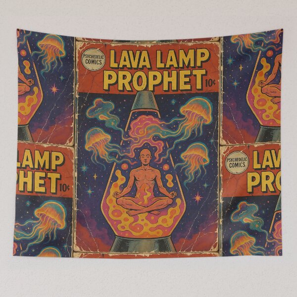 Item preview, Groovy Psychedelic: Lava Lamp Prophet designed and sold by bapupa.